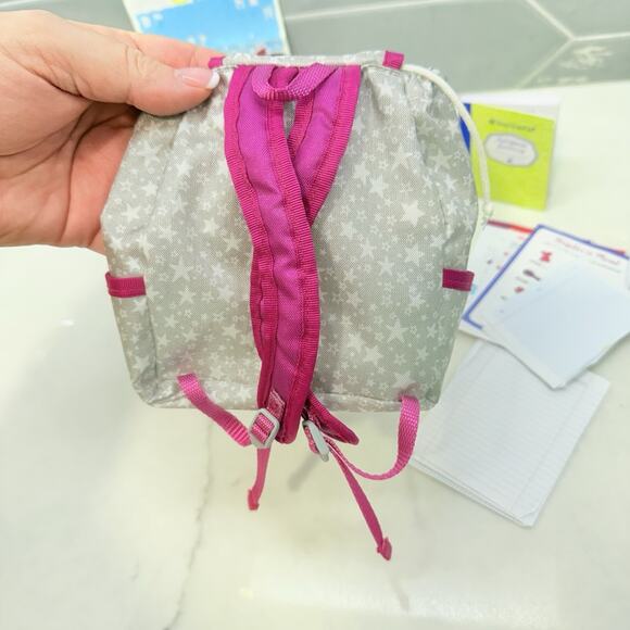 American Girl Truly Me School Backpack Set 2017 (RETIRED) School Book Bag Papers - Picture 6 of 6